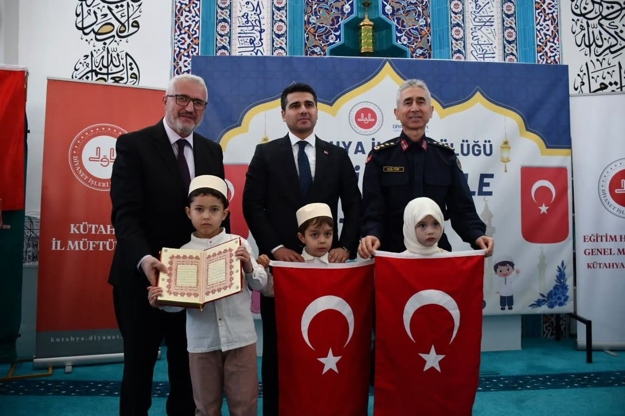 KÜTAHYA'DA MİNİK ÖĞRENCİLER BED-İ BESMELE HEYECANI YAŞADI