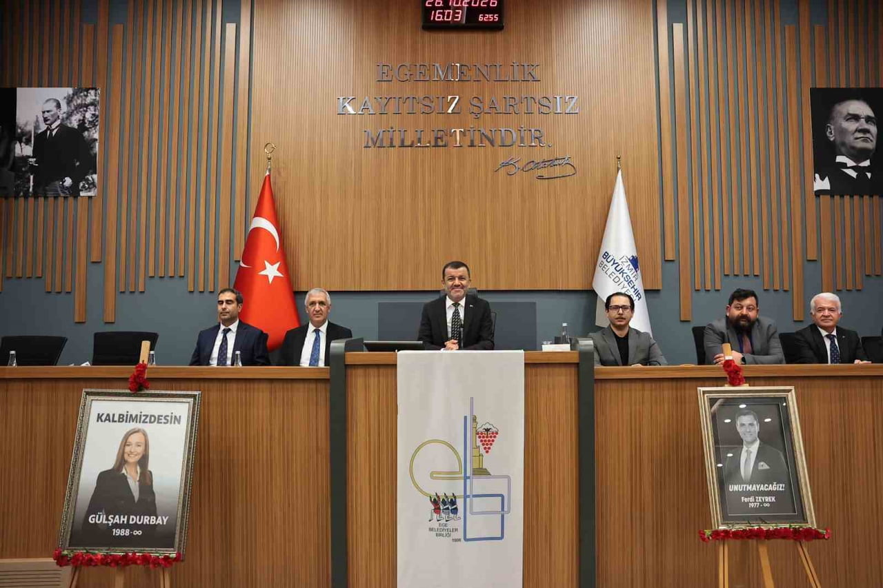 EGE BELEDİYELER BİRLİĞİ MECLİS TOPLANTISI, BİRLİK BAŞKANI VE DENİZLİ BÜYÜKŞEHİR BELEDİYE BAŞKANI...