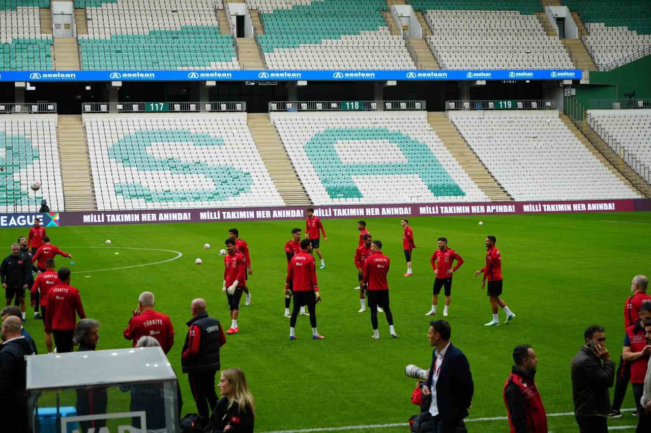 UEFA ULUSLAR A LİGİ 1. GRUP'TAKİ İKİNCİ MAÇINDA YARIN İTALYA İLE KARŞILAŞACAK A MİLLİ FUTBOL...