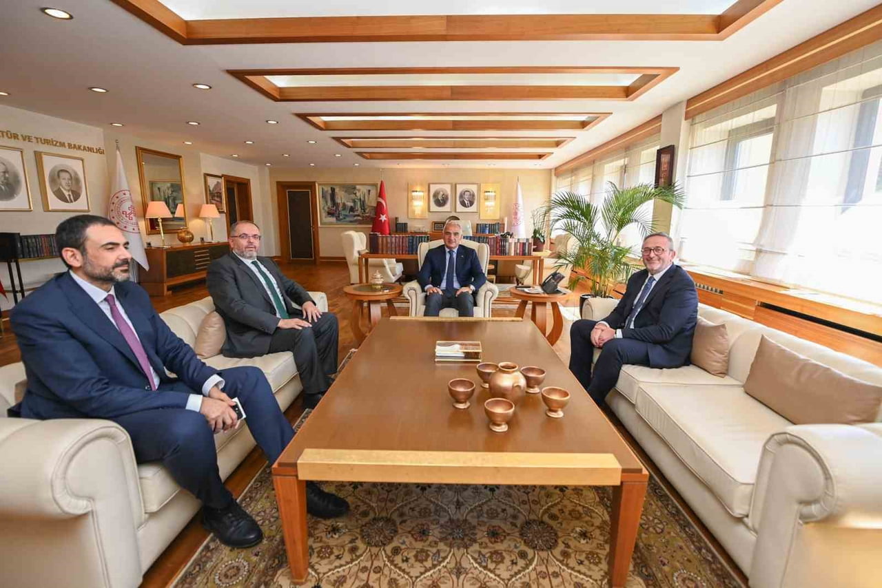 KÜLTÜR VE TURİZM BAKANI MEHMET NURİ ERSOY, MİLLİ SAVUNMA ÜNİVERSİTESİ (MSÜ) REKTÖRÜ PROF. DR....