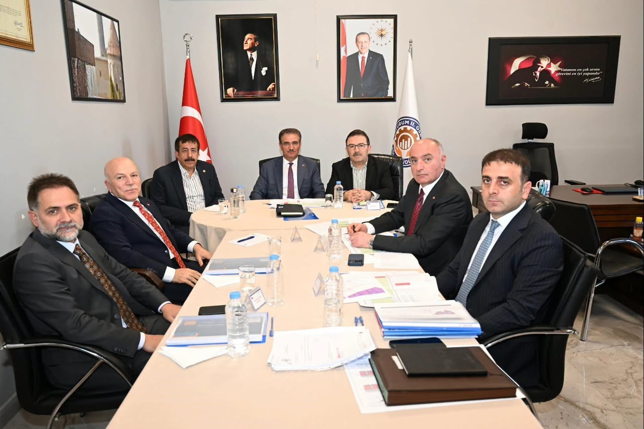 ERZURUM MERKEZ II. ORGANİZE SANAYİ BÖLGESİ EYLÜL AYI YÖNETİM KURULU TOPLANTISI, VALİ AYDIN...
