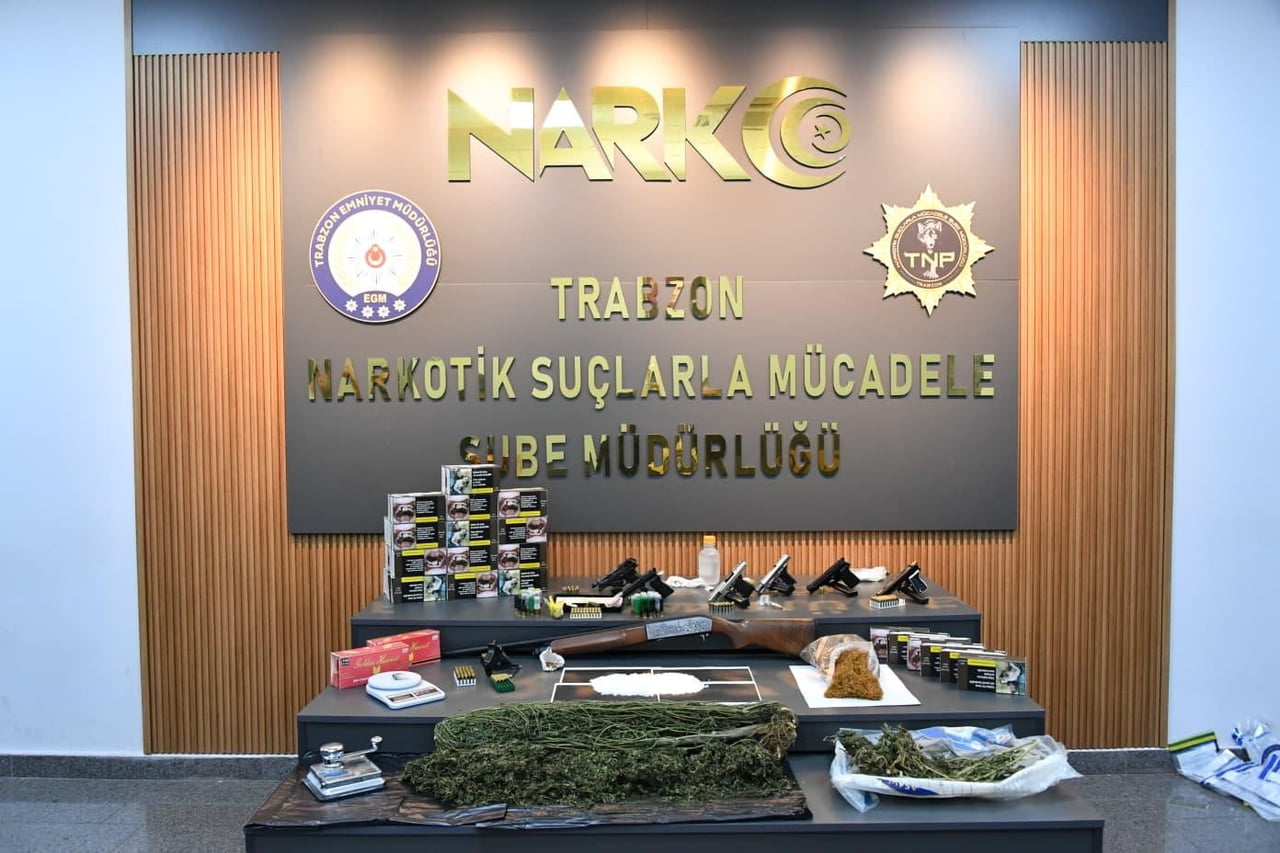 TRABZON EMNİYET MÜDÜRLÜĞÜ NARKOTİK SUÇLARLA MÜCADELE ŞUBE MÜDÜRLÜĞÜ EKİPLERİNCE 5 AYDIR TİTİZLİKLE...