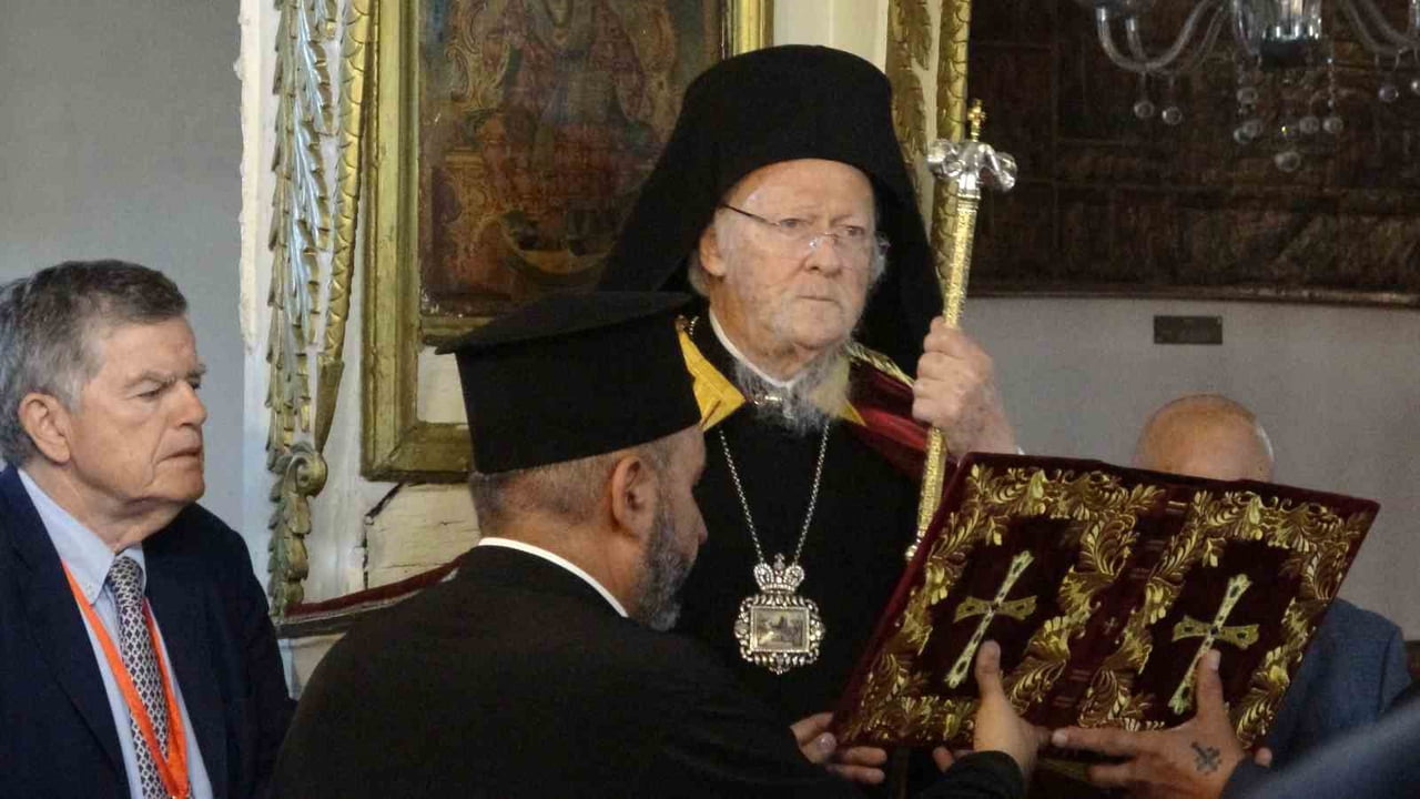 FENER RUM PATRİĞİ BARTHOLOMEOS, GÖKÇEADA'DA AYİN YÖNETTİ