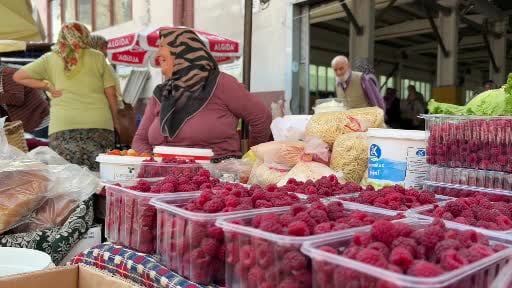 Bolu’da köylüler hem üretiyor hem satıyor