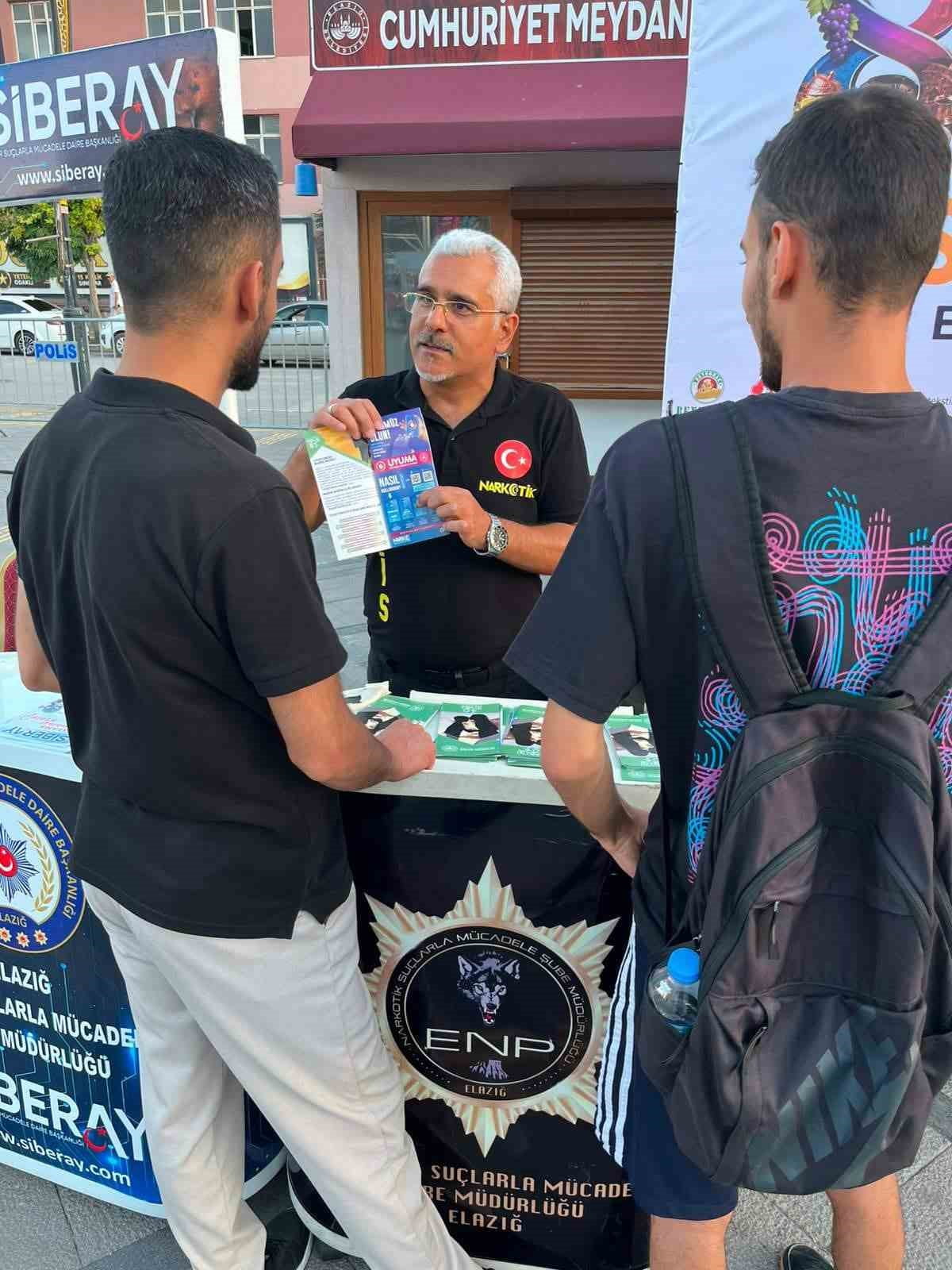 ELAZIĞ’DA İL EMNİYET MÜDÜRLÜĞÜ EKİPLERİ TARAFINDAN 8. GASTRONOMİ FESTİVALİ’NDE VATANDAŞLARA...