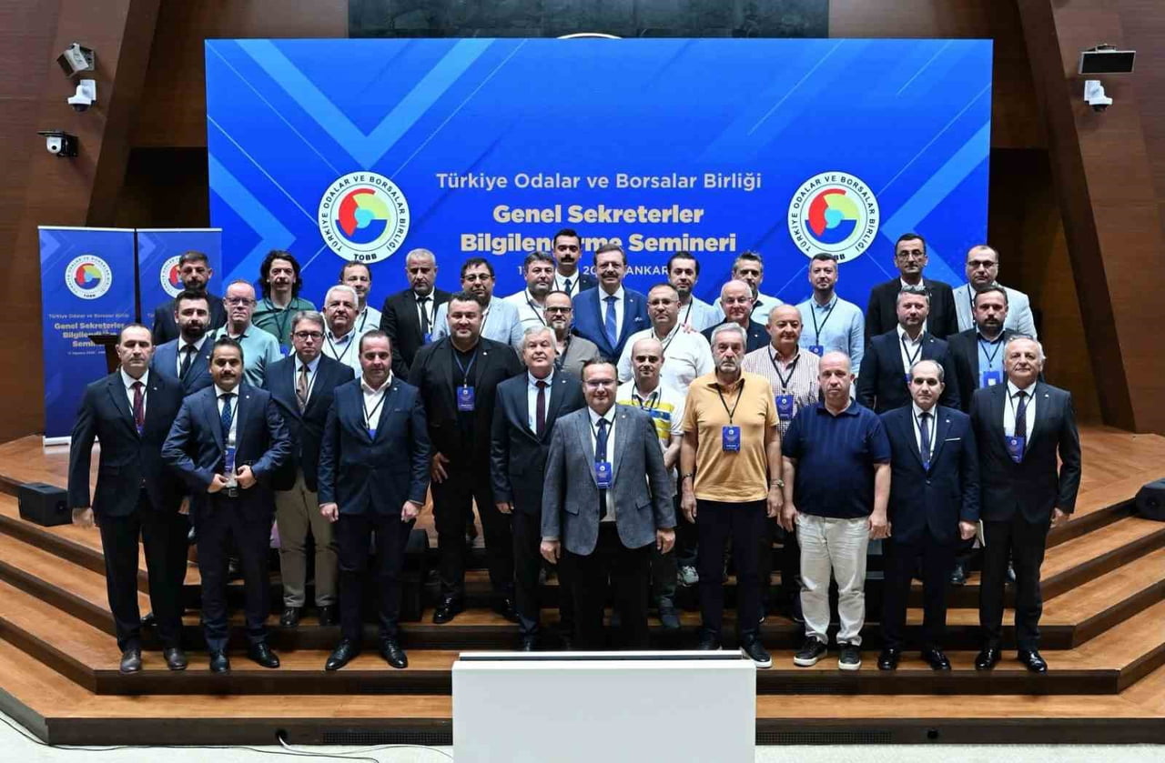 TÜRKİYE ODALAR VE BORSALAR BİRLİĞİ (TOBB) TARAFINDAN ANKARA’DA DÜZENLENEN GENEL SEKRETERLER...