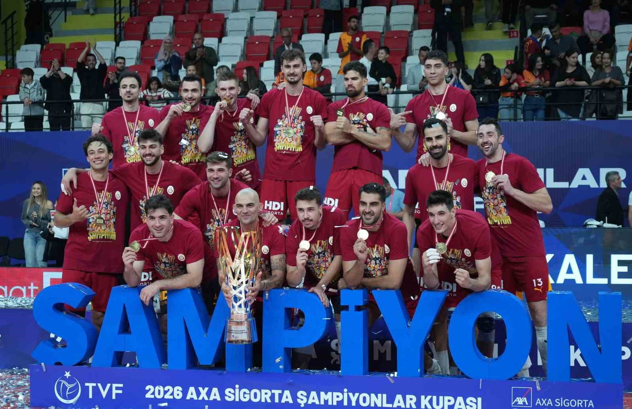 KIRIKKALE MERKEZ YENİ SPOR SALONU'NDA OYNANAN 2026 VOLEYBOL ERKEKLER AXA SİGORTA ŞAMPİYONLAR...